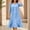 *Light Blue, variant on Women's 2 Piece Outfit ,Long Chiffon Cardigan and Sleeveless Crewneck Dress Set,Casual Summer Flowy Dress Army Green,Women's Plus M