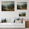 thumbnail image 4 of Designart "Landscape of the Great Smoky Mountains in the USA IV" Landscapes Print on Natural Pine Wood, 4 of 5
