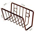 thumbnail image 4 of Kitchen Storage Rack Metal No-punch Sponge Holder Sink Drain Stand Drain Storage Shelf With Suction Cup Kitchen Accessories, 4 of 4