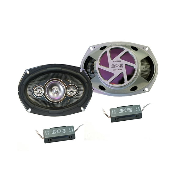 Absolute USA PRO6994 Pro Series 6x9" 4 Way full-range loudspeakers 6x9" 4 Way full-range loudspeakers Car Speakers 600 Watts Max Power