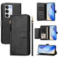 thumbnail image 5 of FOXDOCK Funda Tipo Cartera para Realme P4 Power Cuero PU con Cremallera y Correa de Muñeca, Ranuras para Tarjetas, Soporte Plegable, Cierre Magnético, 5 of 5