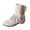 Khaki, variant on Women's Fringe Suede Boots, Fashion Mid Calf Tall Boots with Rear Zipper, Comfortable Fall and Winter Casual Footwear