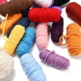thumbnail image 4 of 1set 6 style Mushroom Yarn Knitting Beginner Kit including Instruction Plastic Locking Stitch Marker & Eye & Crochet Hooks Yarn Needle Yarns PP Stuffing Fiber Filling Material Mixed color, 4 of 4