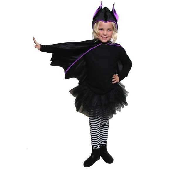 Fairytales and Magic Spells Black & Purple Bat Cape