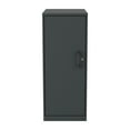 thumbnail image 4 of Space Solutions 35.5 inch High 3 Shelf Storage Locker Cabinet, Welded Metal, Fully Assembled, Charcoal, 4 of 9