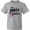AC-Heather Grey, variant on Inktastic Breast Cancer Awareness My Aunty is a Fighter Youth T-Shirt