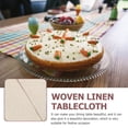 thumbnail image 4 of MasteelfCA Nappe en Lin Chemin de Table Double Face Moderne Nordique, 4 of 8