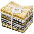 thumbnail image 6 of Soimoi 16 Pc Fat Quarter Bundle,Asian BlockPrint 18"x 22"DIY Patchwork-100% CottonPre-Cut Quilting Fabric Black Yellow White, 6 of 8
