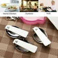 thumbnail image 1 of Portable Folding Fork Spoon Stainless Steel Outdoor Picnic Camping Tableware, 1 of 10