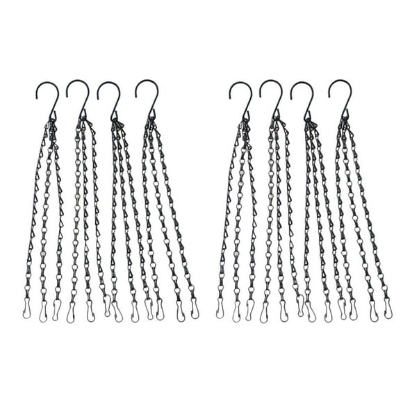 Juego de 8 Piezas de Cadena Colgante de Hierro Sunnimix para Maceta Colgante