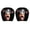 Type A, variant on Washable Stylish And Practical Polyester Headrest Protectors Covers Guards For Most Vehicles In Patterns 1 Pair