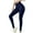 Dark Blue, variant on Workout Leggings for Women Bowtie High Waist Yoga Pants Stretch Fitness Athletic Tights