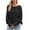 Black, variant on TFEOQRY Pullover Sweater for Women Fashion Loose Striped Knitwear Long Sleeved Round Neck Sweater Top Black