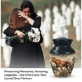 thumbnail image 4 of Wilderness Kingdom - Small Dad Urns For Human Ashes - Companion Urns For Burial - Urns For Human Ashes Adult Female - Cremation Urn For Adults - Funeral Urn (Size-3inch,2pcs), 4 of 5