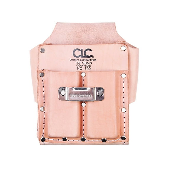 Custom Leathercraft CLC 700 Tool Pouch, Top Grain Leather, 5-Pocket