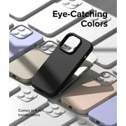 Ringke Silicone Case Compatible with iPhone 14 Pro Max Case 6.7 Inches - Black