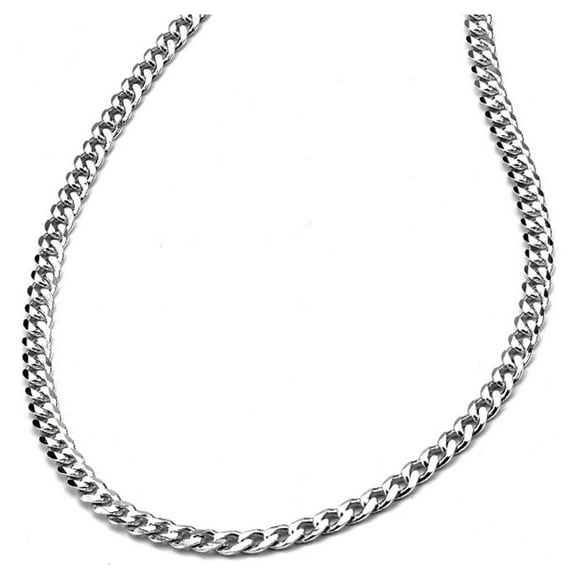 Men's 3.5MM Sterling Silver 925 Italian Curb Chain Necklace 16" 18" 20" 22" 24" 30"