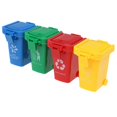 thumbnail image 4 of Kid 4pcs/set Trash Can Toy Garbage Truck Cans Curbside Vehicle Bin Toys, 4 of 6