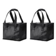 thumbnail image 1 of Bolsa De Almuerzo Aislada Plegable Bolsa De Transporte De Almuerzo Portátil De Gran Capacidad Bolsa Térmica Multiusos Para Picnic Camping 1 A 2 Personas 2 Uds Yuarrent OD007923-00, 1 of 7