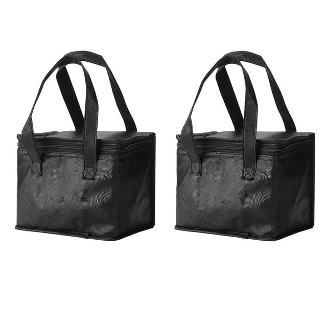 Bolsa De Almuerzo Aislada Plegable Bolsa De Transporte De Almuerzo Portátil De Gran Capacidad Bolsa Térmica Multiusos Para Picnic Camping 1 A 2 Personas 2 Uds Yuarrent OD007923-00