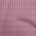 thumbnail image 1 of oneOone Viscose Jersey Dark Magenta Fabric Geometric Diy Clothing Quilting Fabric Print Fabric By Yard 60 Inch Wide, 1 of 1
