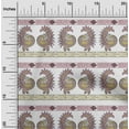 thumbnail image 1 of oneOone Cotton Cambric Fabric Peacock Block Print Fabric By Yard 56 Inch Wide, 1 of 4