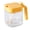 Yellow, variant on 4-Pack Glass Spice Jars with Sealed Lids - Kitchen Pantry Organizer for Salt, Pepper & Herbs