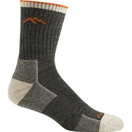 Lorpen Ski Merino Medium Sock - Darn Tough Vermont Merino Wool Micro Crew Sock Cushion,Olive,Medium