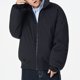 thumbnail image 3 of Ceisia Men's Solid Color Outdoor Sports Jacket Climbing Running Gift Long Sleeve Zip Up with Pockets, 3 of 9