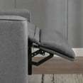 thumbnail image 3 of Upholstered Swivel Rocking Glider Recliner Chair, Nursery Rocker Chair with Extra Large Footrest and Wingback Backrest, 3 of 16