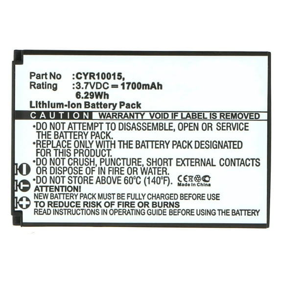 Batteries N Accessories BNA-WB-L8267 Cell Phone Battery - Li-ion, 3.7V, 1700mAh, Ultra High Capacity Battery - Replacement for Cyrus CYR10015, HE-129382 Battery