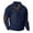 Navy, variant on Azrian Men's Quarter Zip Fleece Sherpa Pullover Sweater Long Sleeve Fashion Casual Sports Stand Collar Button Patchwork Pullover Sweatshirt