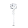 thumbnail image 4 of Rosec Jewels Certified Moissanite Round Engagement Ring for Women - 8 mm - 2 Carat - D-VS1 Grade - with Jewelry Box, 10K White Gold, US 12.00, 4 of 9