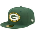 thumbnail image 3 of Men's New Era Green Green Bay Packers Super Bowl XXXI Purple Pop Sweat 59FIFTY Fitted Hat, 3 of 6