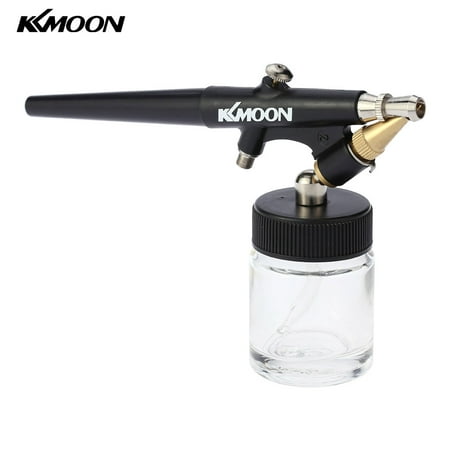 KKmoon High Atomizing Siphon Feed Airbrush Single Action Air Brush Kit for Makeup Art Painting Tattoo Manicure 0.8mm Spray Paint (Best Airbrush Gun For Painting Lures)