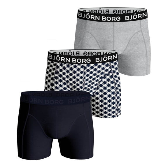 Bjorn Borg Men's Boxer Shorts 3 Pack ~ Essential black
