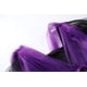 thumbnail image 4 of Disfraz de bruja morada para Halloween, disfraz de niña para fiesta de carnaval, disfraz de Purim para niña, con sombrero y escoba, 4 of 5
