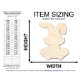 thumbnail image 2 of Unfinished Wood Easter Bunny Shape 16" / 1/4", 2 of 3