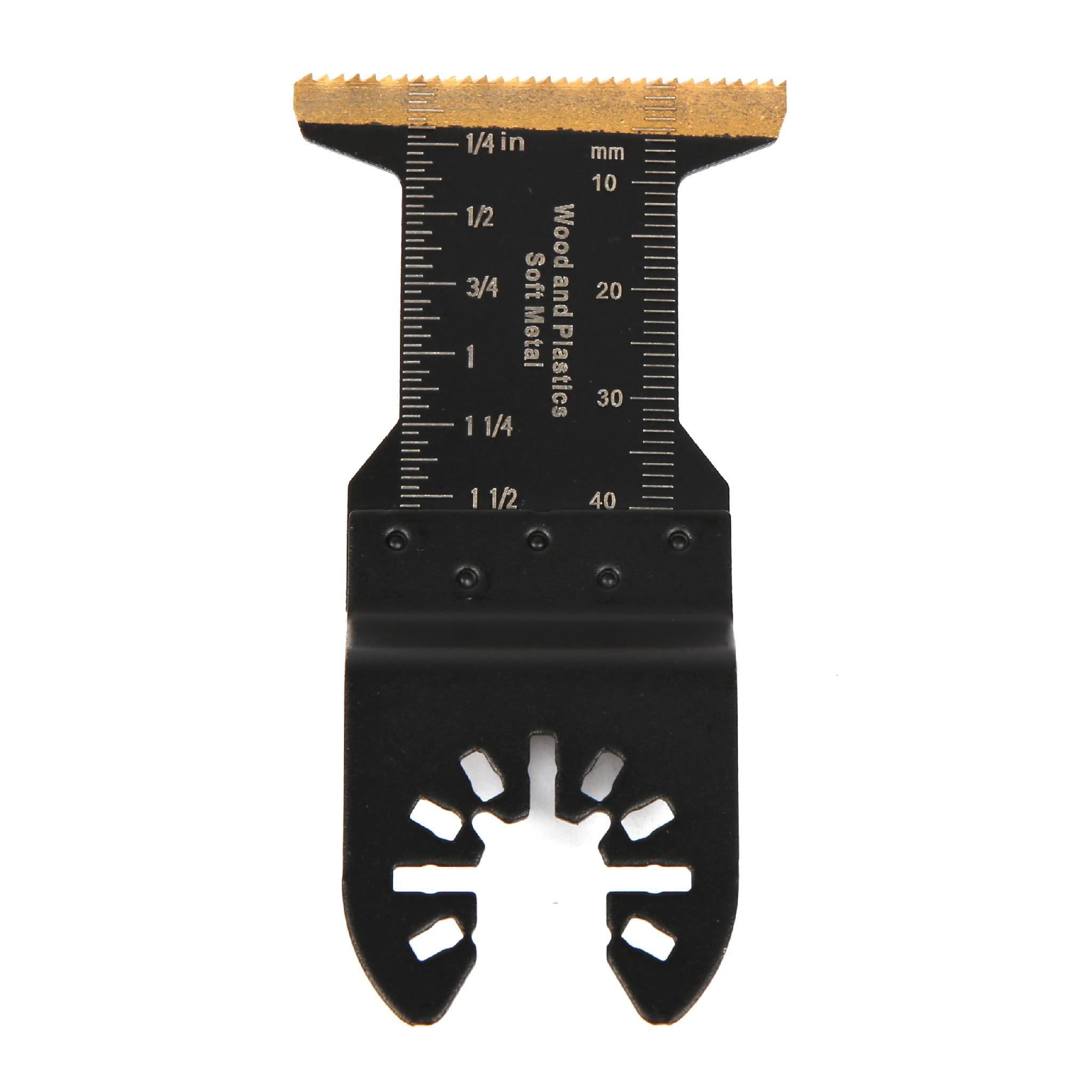 WEN 3-Piece Oscillating Multi-Tool Bi-Metal Titanium-Coated 45mm Blade Set for Metal and Wood