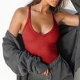 thumbnail image 4 of ShomPort Workout Tops for Women Summer Sleeveless Ribbed Tank Tops Slim Fitted Soft Camisole Basic Layering Shirts, 4 of 8