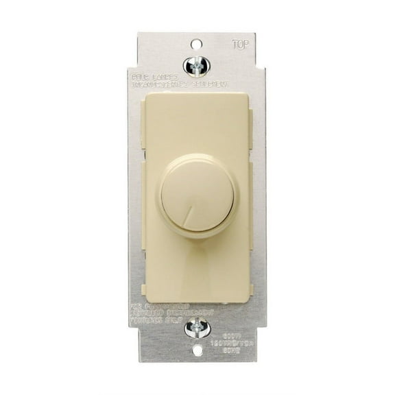 Leviton Mfg R31-RPI06-1LI Ivory Commercial Grade Incandescent IllumaTech Rotary