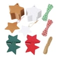 thumbnail image 3 of 160 etiquetas colgantes navideñas, etiquetas de regalo artesanales, etiquetas de cartón en para colgar en el de Navidad, decoraciones nav, 3 of 8