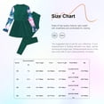 thumbnail image 5 of inhzoy Kids Girls Rash Guard Swimsuit Long Sleeve Swim Dress and Leggings Swimwear UPF 50+ Green 13-14, 5 of 5