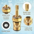 thumbnail image 3 of 2 Sets Faucet Valves Faucet Stem 994053-0070a or 994053-0070a/H Bathroom Kitchen Bathtub Faucet Stem Replacement, 3 of 6