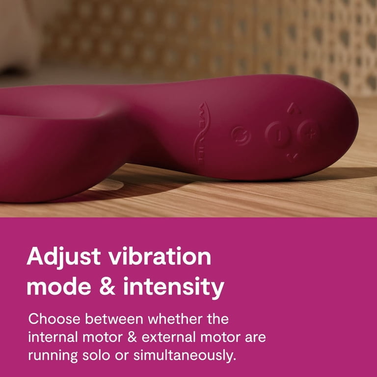 We-Vibe Nova 2 Dual Stimulation Rabbit Massager with Remote and App,  Fuchsia
