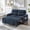 Blue, variant on YWEN Chenille Sofa Bed for Overnight Guests in Small Apartments: Converts to 68.5" Guest Bed in 10 Seconds - Studio Living Room - 3-Position Backrest, USB Ports and Side Pockets