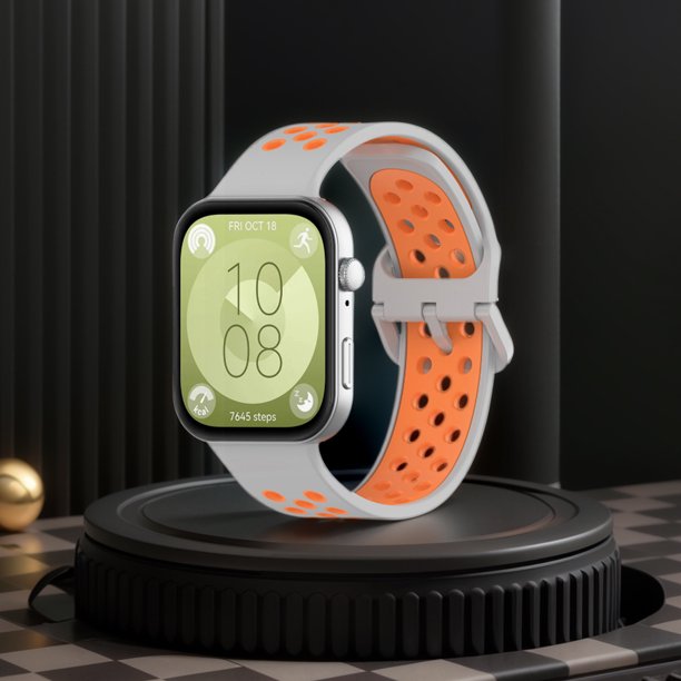 Correa de silicona bicolor impermeable y transpirable para Huawei Watch Fit 3 Watch Band