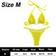 thumbnail image 2 of Bikini brillante para mujer Micro Sexy String Traje de baño de dos piezas Tanga femenina Traje de baño Zhivalor BST3006001-2, 2 of 5