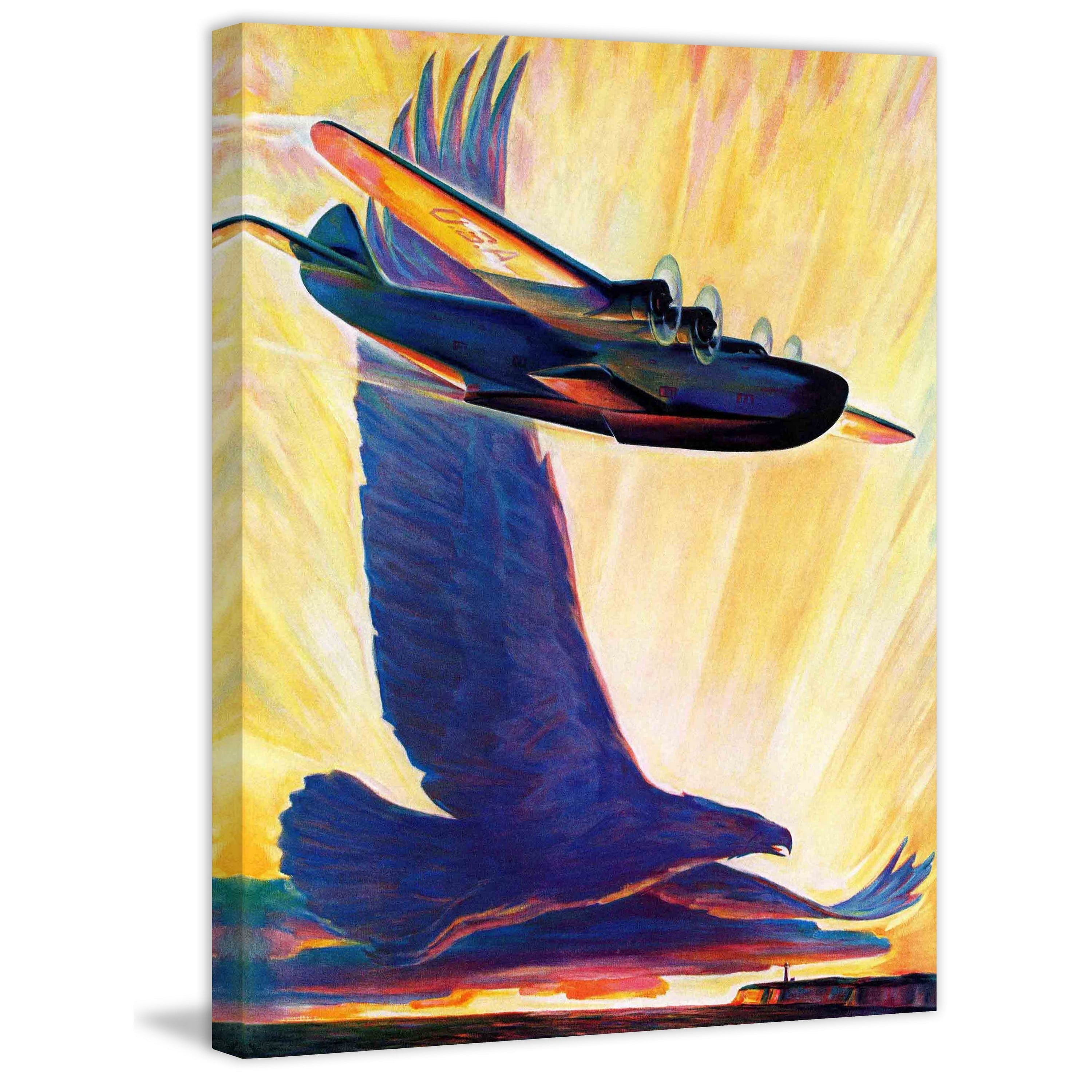 Marmont Hill "Eagle's Wings" Painting Print on Canvas