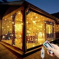 thumbnail image 2 of New Year 2025 USB Curtain Lights Indoor String Lights Led Bedroom Lights Decoration Party Wedding Christmas Decoration for Home, 2 of 5